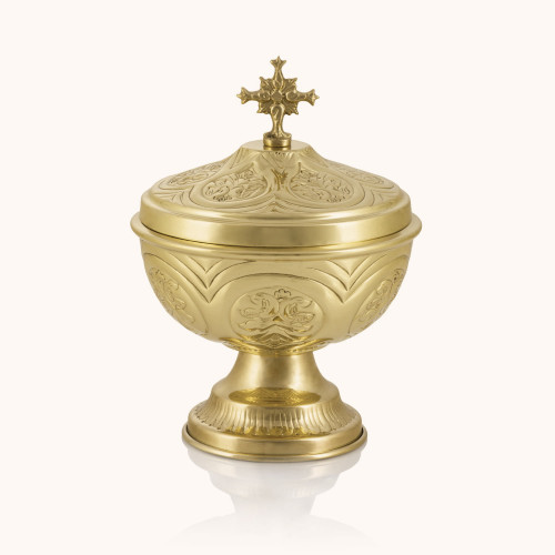 Łódka na kadzidło | Mosiądz | 17 cm