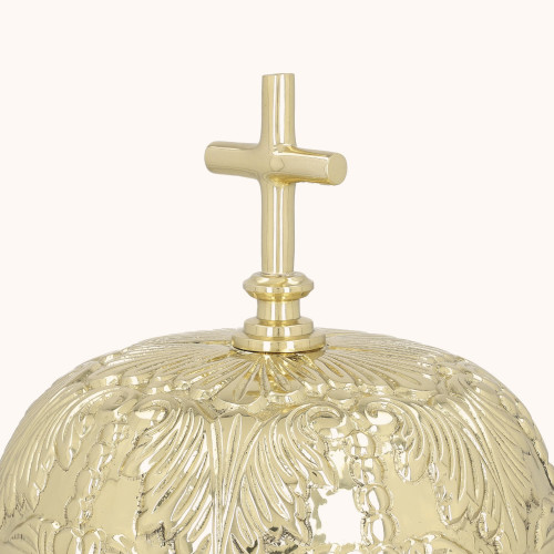 Gong trójtonowy | Mosiądz | Drewniany młotek | 35 cm