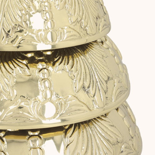 Gong trójtonowy | Mosiądz | Drewniany młotek | 35 cm