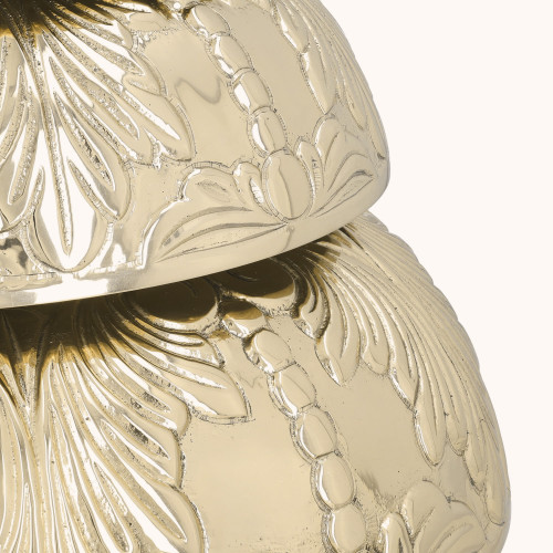 Gong trójtonowy | Mosiądz | Drewniany młotek | 38 cm