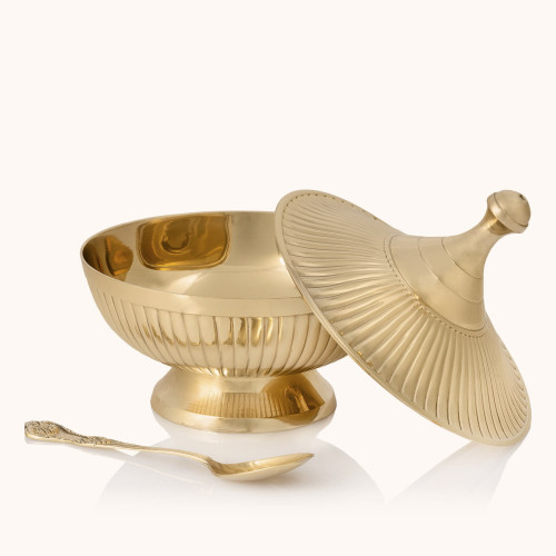 Łódka na kadzidło | Mosiądz | 13 cm