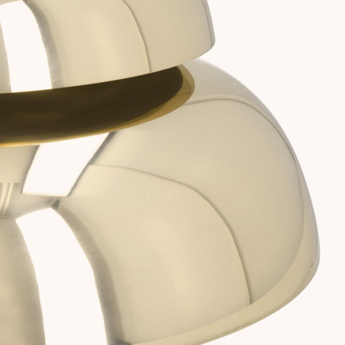 Gong dwutonowy | Mosiądz | Drewniany młotek | 33 cm