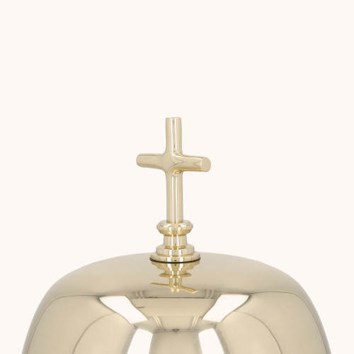 Gong dwutonowy | Mosiądz | Drewniany młotek | 29cm