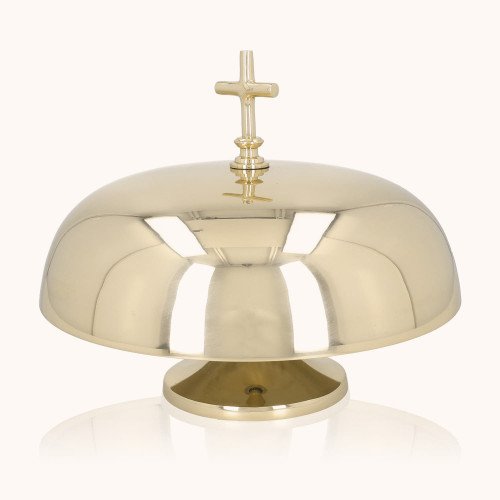 Gong pojedynczy | Mosiądz | Drewniany młotek | 26 cm