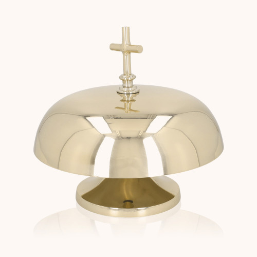 Gong pojedynczy | Mosiądz | Drewniany młotek | 21 cm