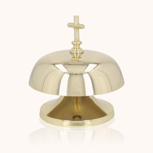 Gong pojedynczy | Mosiądz | Drewniany młotek | 20 cm