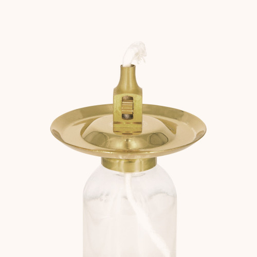 Wkład olejowy do świec ołtarzowych  | Mosiądz | Regulowany | 15 cm