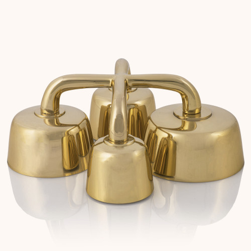 Dzwonki liturgiczne | Poczwórne | Mosiężne | 7 cm