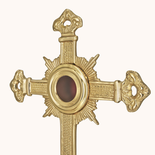 Relikwiarz | Mosiądz | 41 cm