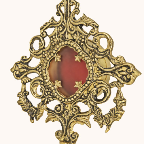 Relikwiarz | Mosiądz | 22 cm