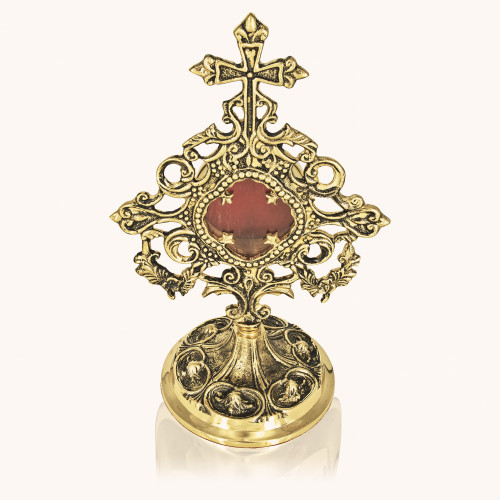 Relikwiarz | Mosiądz | 22 cm