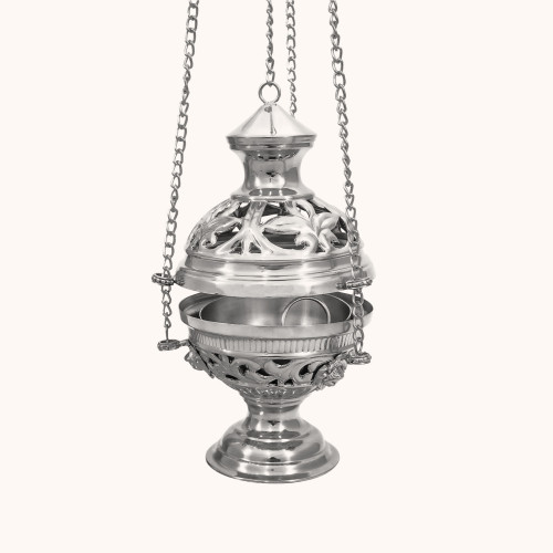 Trybularz | Mosiądz | Nikiel | 24 cm