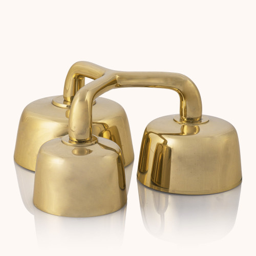 Dzwonki liturgiczne | Potrójne | Mosiądz | 7 cm