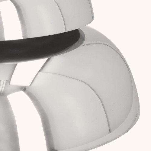 Gong dwutonowy | Mosiądz | Nikiel | Drewniany młotek | 33 cm