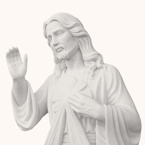 Figura | Marmur | Jezus Miłosierny | 160 cm
