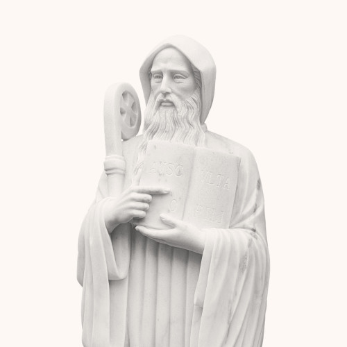 Figura | Marmur | św. Benedykt | 160 cm