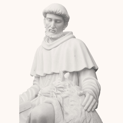 Figura | Marmur | św. Franciszek | 150 cm