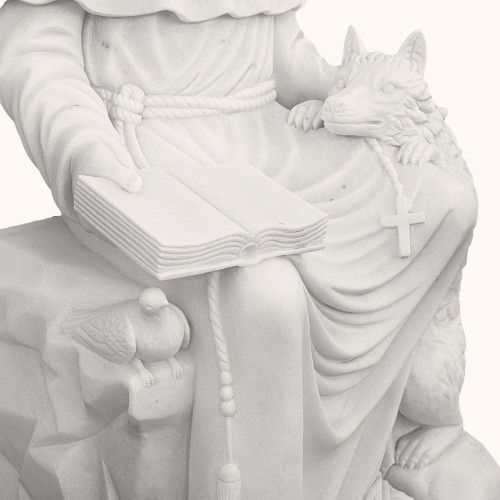 Figura | Marmur | św. Franciszek | 150 cm