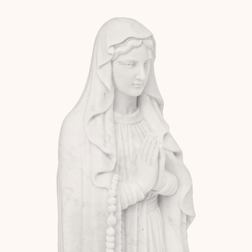 Figura | Marmur | Matka Boża Różańcowa | 140 cm