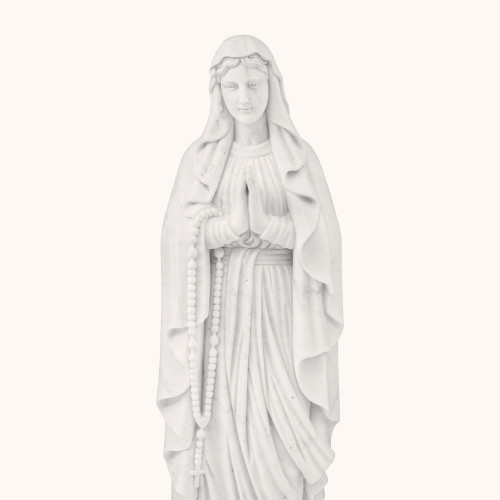 Figura | Marmur | Matka Boża Różańcowa | 140 cm