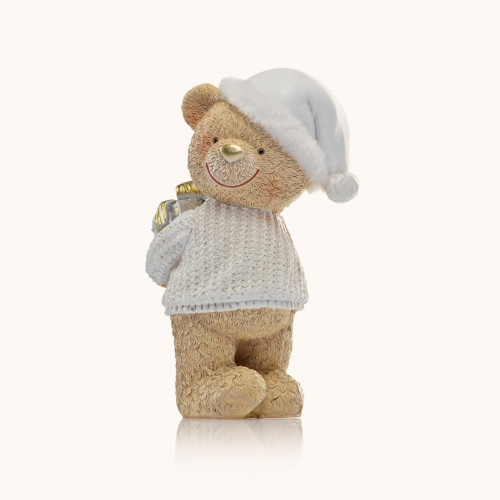 Figurka | Miś z prezentem | 13 cm | Favola