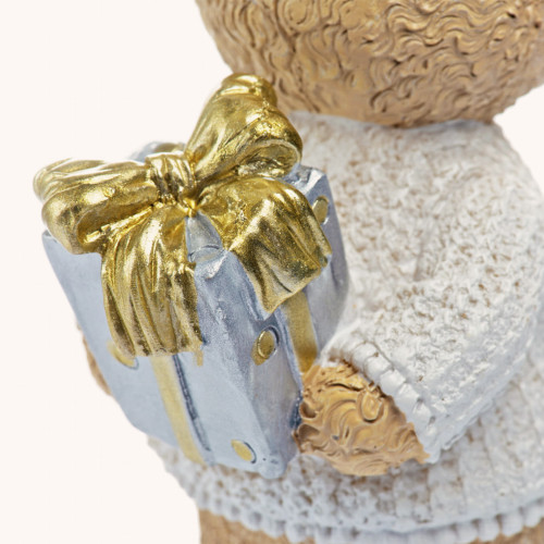 Figurka | Miś z prezentem | 13 cm | Favola
