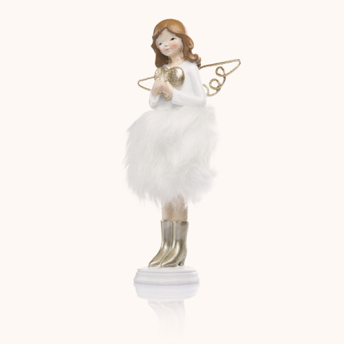 Figurka | Aniołek | Baletnica | Serce | 22 cm | Favola