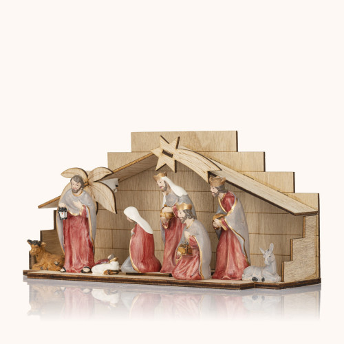 Szopka bożonarodzeniowa | 12 cm | Świecąca | Favola