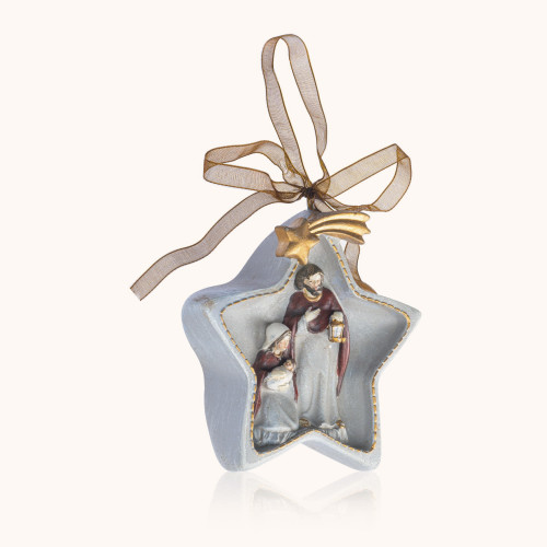 Zawieszka | Kształt Gwiazdy | Święta Rodzina | 9 cm | Favola