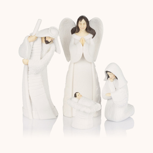 Szopka bożonarodzeniowa | 15 cm | Bianco