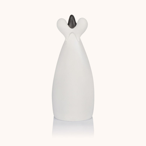 Figurka | Anioł ze Święta Rodziną | Napis LOVE | Świecący | 20 cm | Bianco