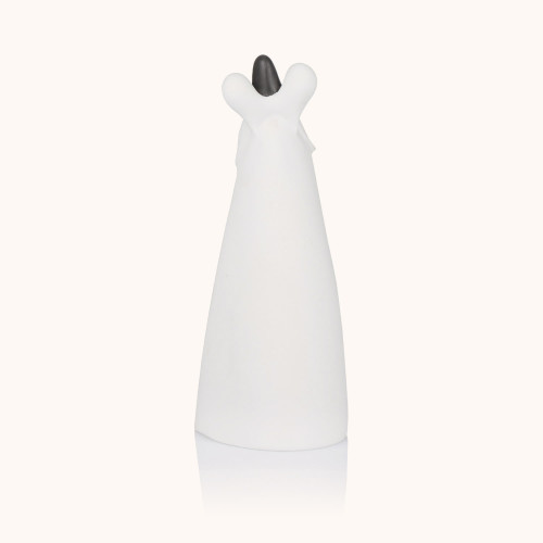 Figurka | Święta Rodzina Otulona Opieką Anioła | Betlejem | Świecąca | 19 cm | Bianco