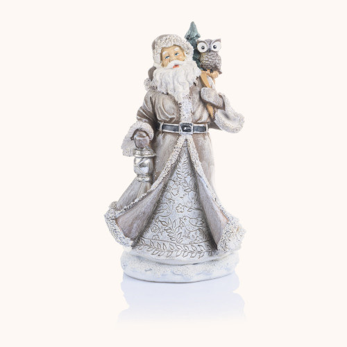 Figurka | Św. Mikołaj | Leśny Motyw | 25 cm | Decorato