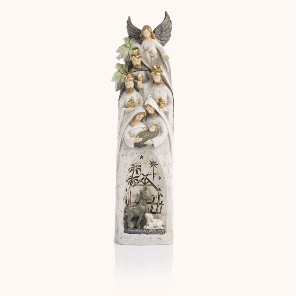 Szopka bożonarodzeniowa | Betlejemska Scena | 31 cm | Decorato