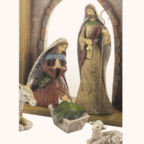 Szopka bożonarodzeniowa | Narodziny Chrystusa | 27 cm | Decorato