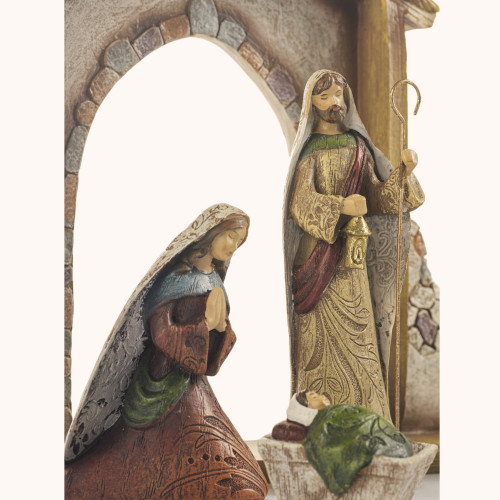 Szopka bożonarodzeniowa | Narodziny Chrystusa | 27 cm | Decorato