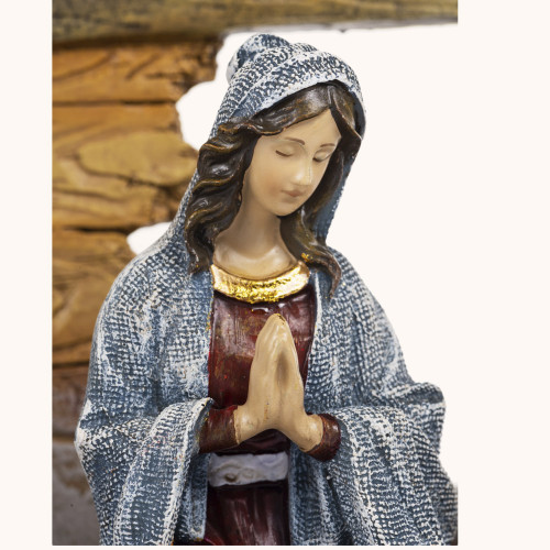 Szopka z figurkami | Wśród pasterzy | 25 cm | Decorato
