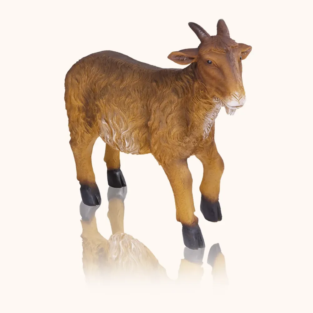 Figura | Do szopki | Kozioł Leon | 58 cm | Grande