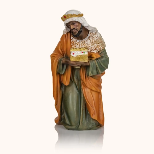 Szopka bożonarodzeniowa | Tradycyjne Barwy | 40 cm | Grande