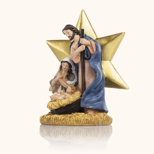 Figurka | Święta Rodzina | Pod Opieką Gwiazdy | 15  cm | Classic