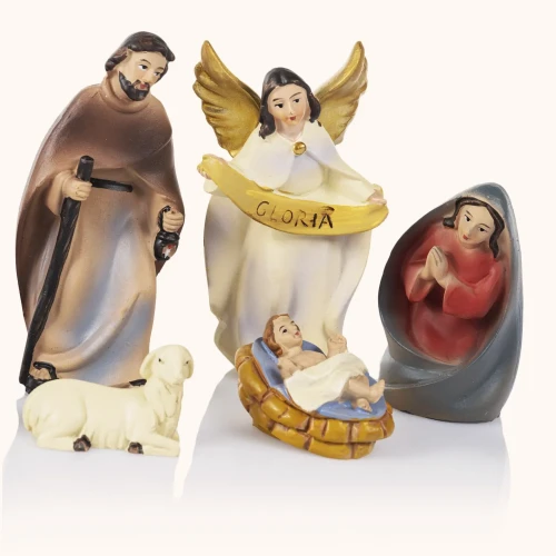 Szopka bożonarodzeniowa | Przy Żłóbku | 9 cm | Classic