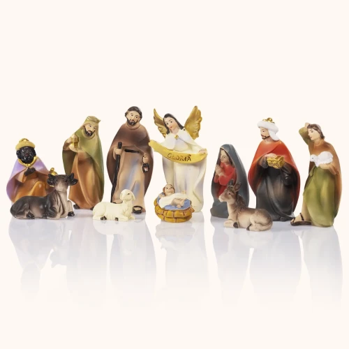 Szopka bożonarodzeniowa | Przy Żłóbku | 9 cm | Classic