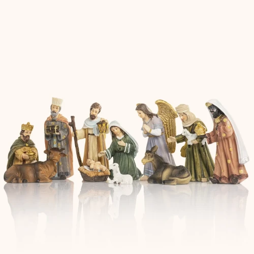 Szopka bożonarodzeniowa | Pokój na Ziemi | 10 cm | Classic