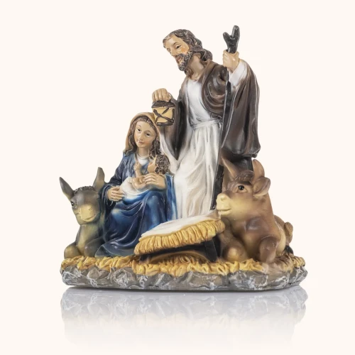Szopka bożonarodzeniowa | Święta Rodzina |  14 cm | Classic