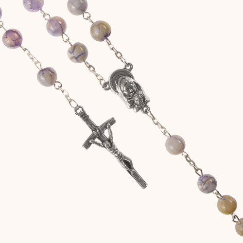 Różaniec | Agat | Kamień Naturalny | 8mm