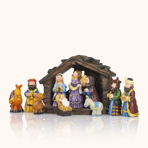 Szopka bożonarodzeniowa | Filigranowa | Dla Dzieci | 7 cm | Classic