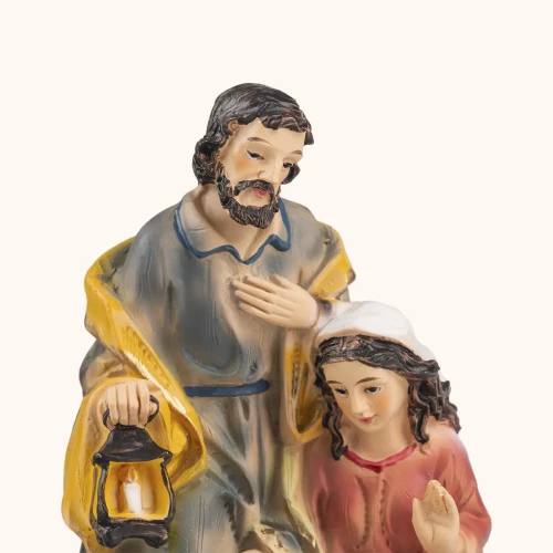 Figurka betlejemska tradycyjna | Maryja i Józef | 14 cm | Classic
