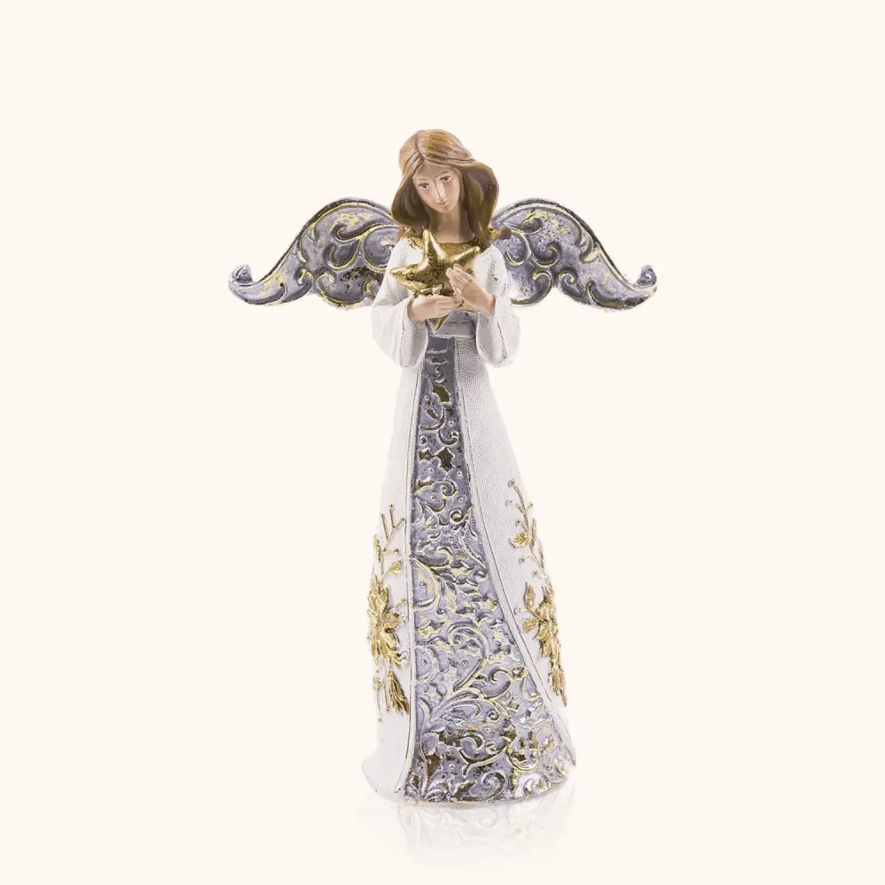 Anioł | Gwiazda | Śnieżynka | Serce | 22 cm | Decorato