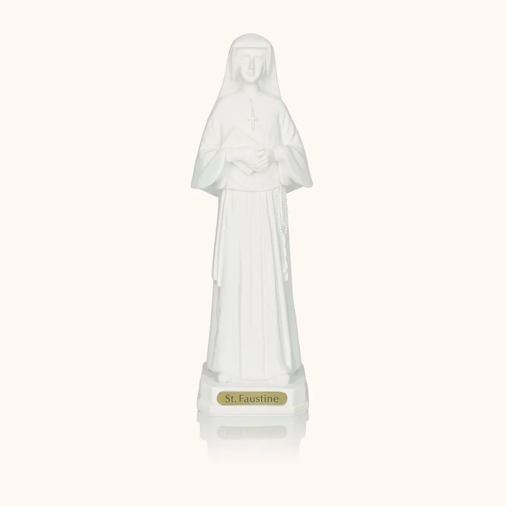 Figurka | Św. Faustyna | Apostołka Miłosierdzia | 20 cm
