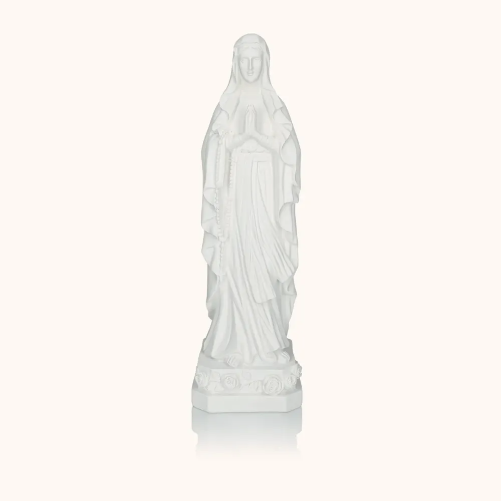 Figurka | Matka Boża Różańcowa | Elegancja Bieli